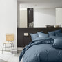 Voir la diapositive 3 : BATON ROUGE Housse de couette 100% percale de coton lavé 80fils/cm2