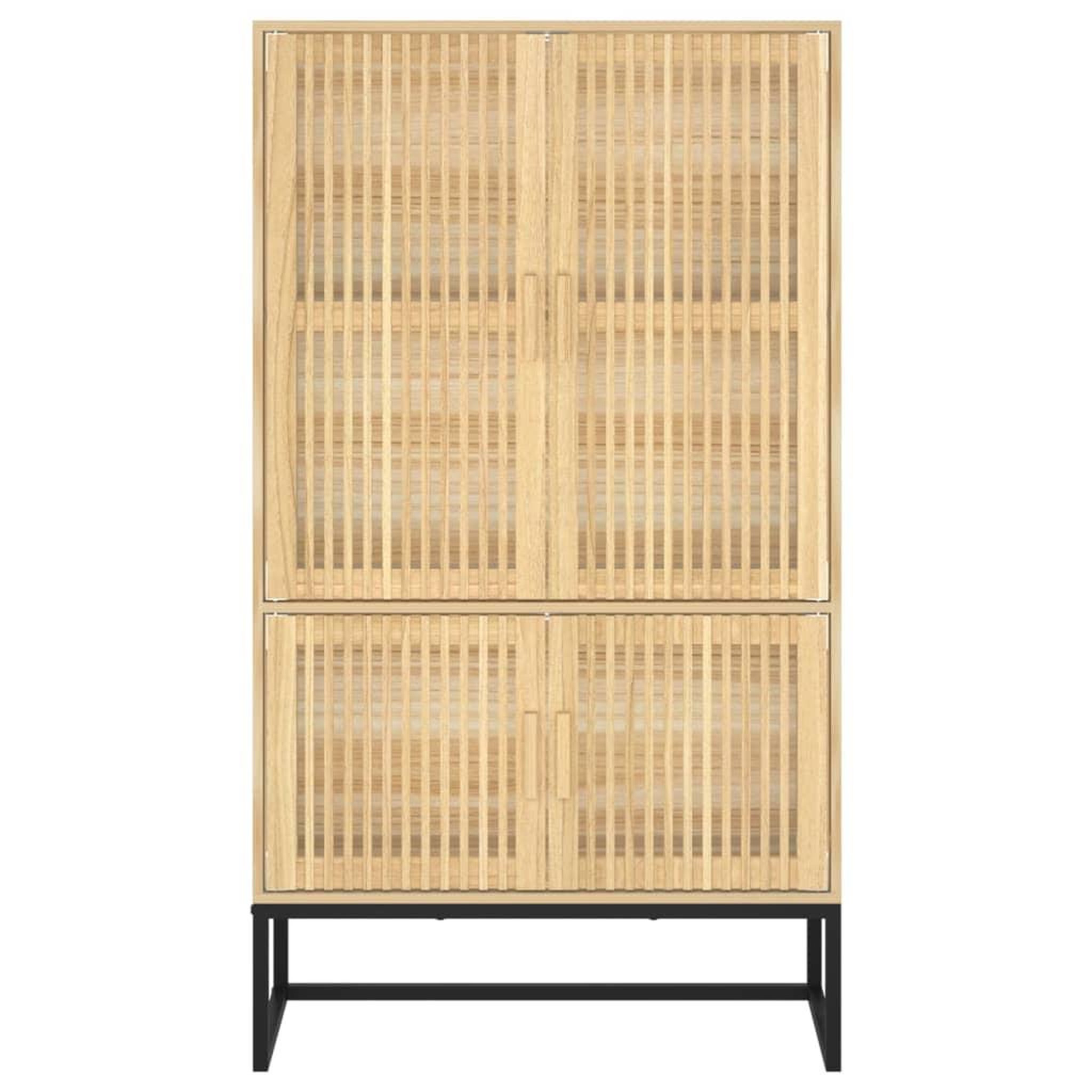Voir la diapositive 5 : VIDAXL Buffet haut 70x35x125 cm bois d'ingenierie