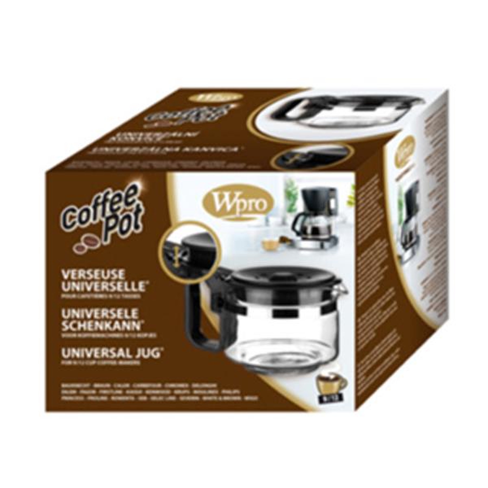 WPRO Verseuse cafetière universelle 9/12 tasses - ucf200