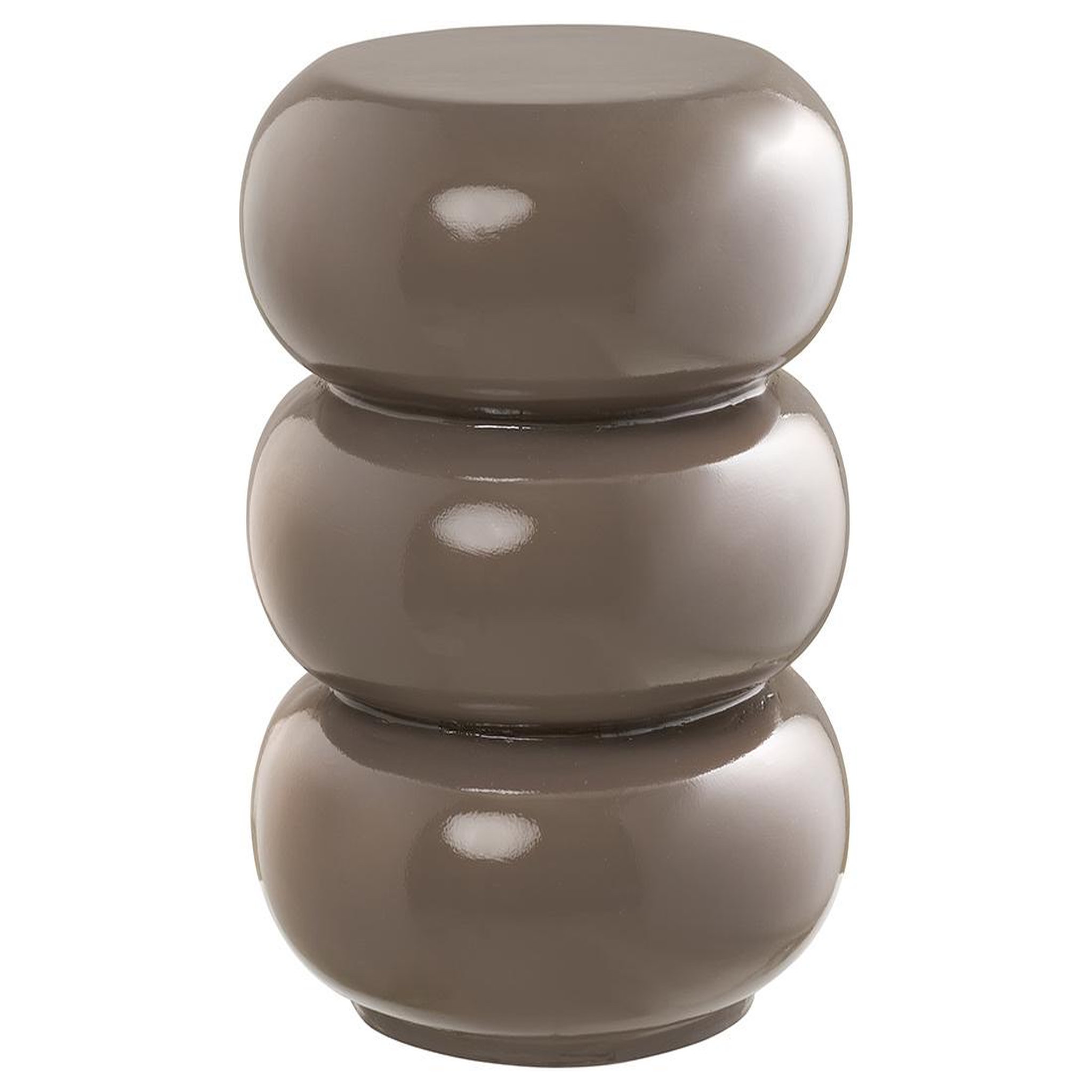 BEST MOBILIER David - bout de canapé bubble - 44 cm. Coloris disponibles : Marron