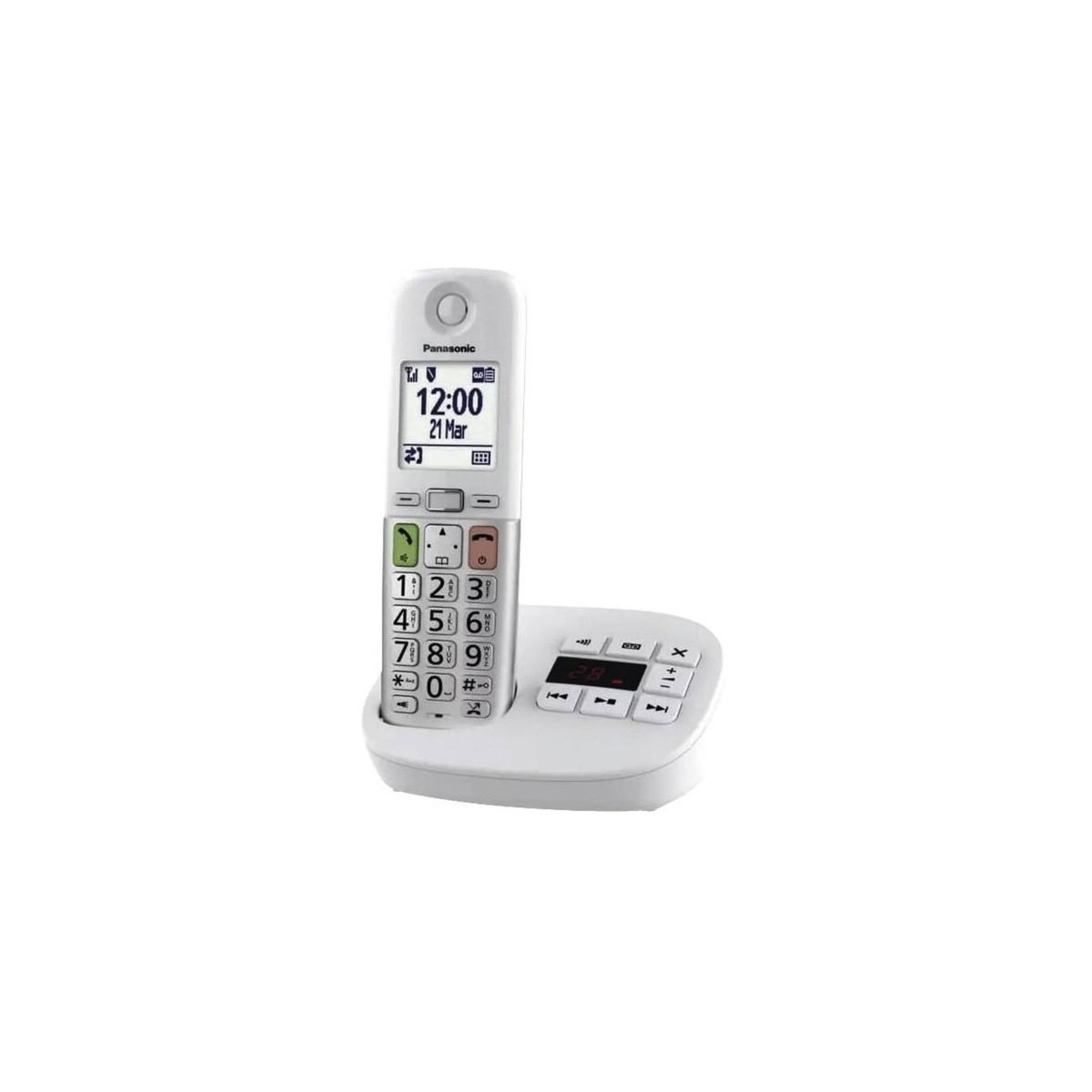 Voir la diapositive 2 : PANASONIC Téléphone sans fil KX-TGU430EXW