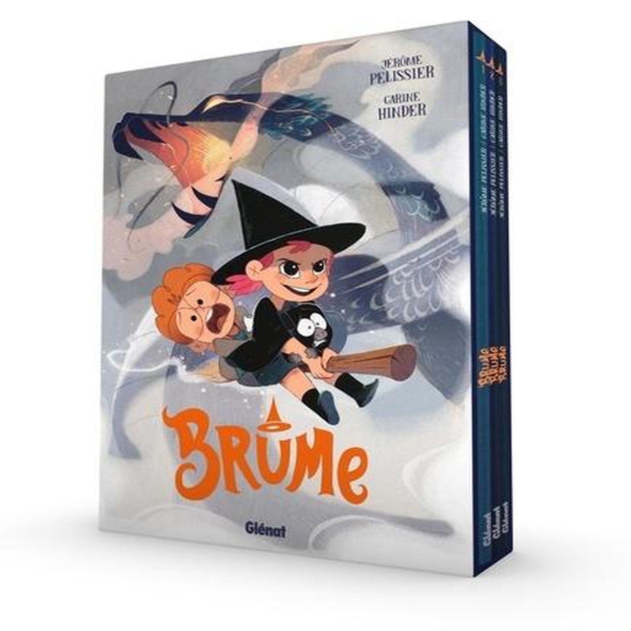BRUME TOMES 1 A 3 : COFFRET EN 3 VOLUMES. TOME 1, LE REVEIL DU DRAGON ; TOME 2, LA FORET DES AMES PERDUES ; TOME 3, LA SOURCE DES SECRETS, Pélissier Jérôme