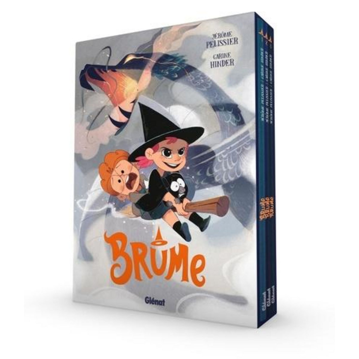 BRUME TOMES 1 A 3 : COFFRET EN 3 VOLUMES. TOME 1, LE REVEIL DU DRAGON ; TOME 2, LA FORET DES AMES PERDUES ; TOME 3, LA SOURCE DES SECRETS, Pélissier Jérôme