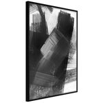 Paris Prix Affiche Murale Encadrée  Black Mosaic. Coloris disponibles : Jaune, Noir