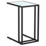 Voir la diapositive 2 : VIDAXL Table d'appoint ordinateur Marbre blanc 50x35x65cm Verre trempe