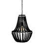 Voir la diapositive 1 : ATMOSPHERA Lampe Suspension Perles  Goya  53cm Noir