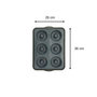 Voir la diapositive 3 : ZENKER Moule 6 donuts 36 x 26 cm Zenker Silicone fibre de verre