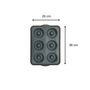 Voir la diapositive 3 : ZENKER Moule 6 donuts 36 x 26 cm Zenker Silicone fibre de verre
