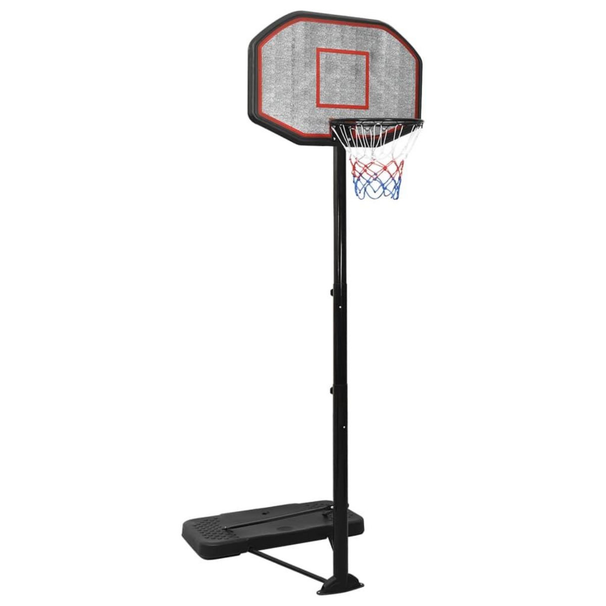 VIDAXL Support de basket-ball Noir 258-363 cm Polyethylene