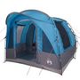 Voir la diapositive 5 : VIDAXL Tente de camping tunnel 3 personnes bleu impermeable