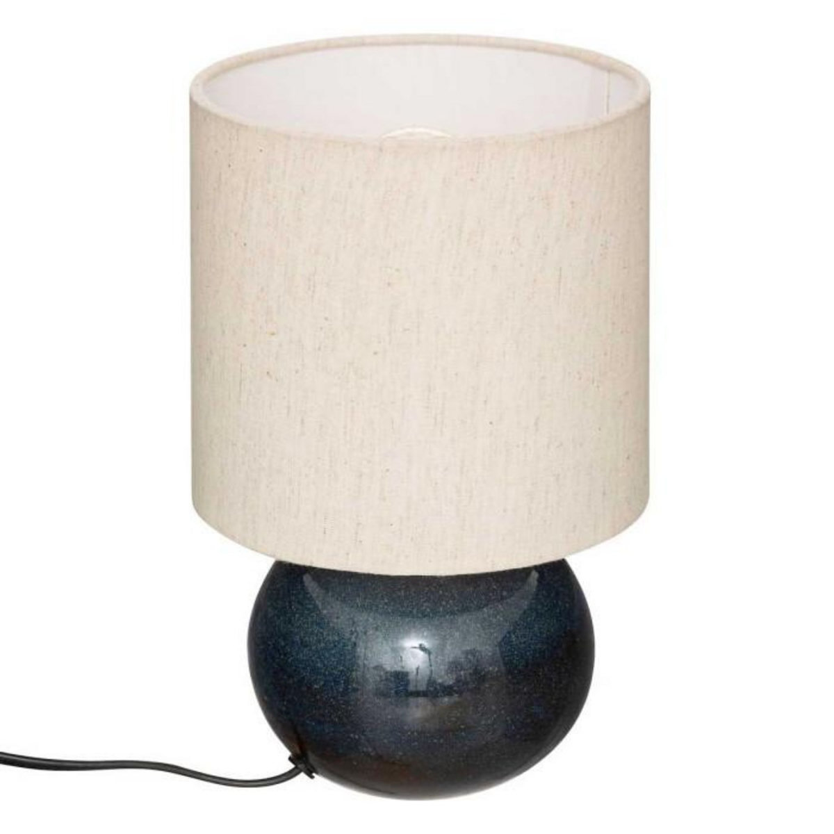 ATMOSPHERA Lampe à Poser Boule  Gaia  28cm Bleu
