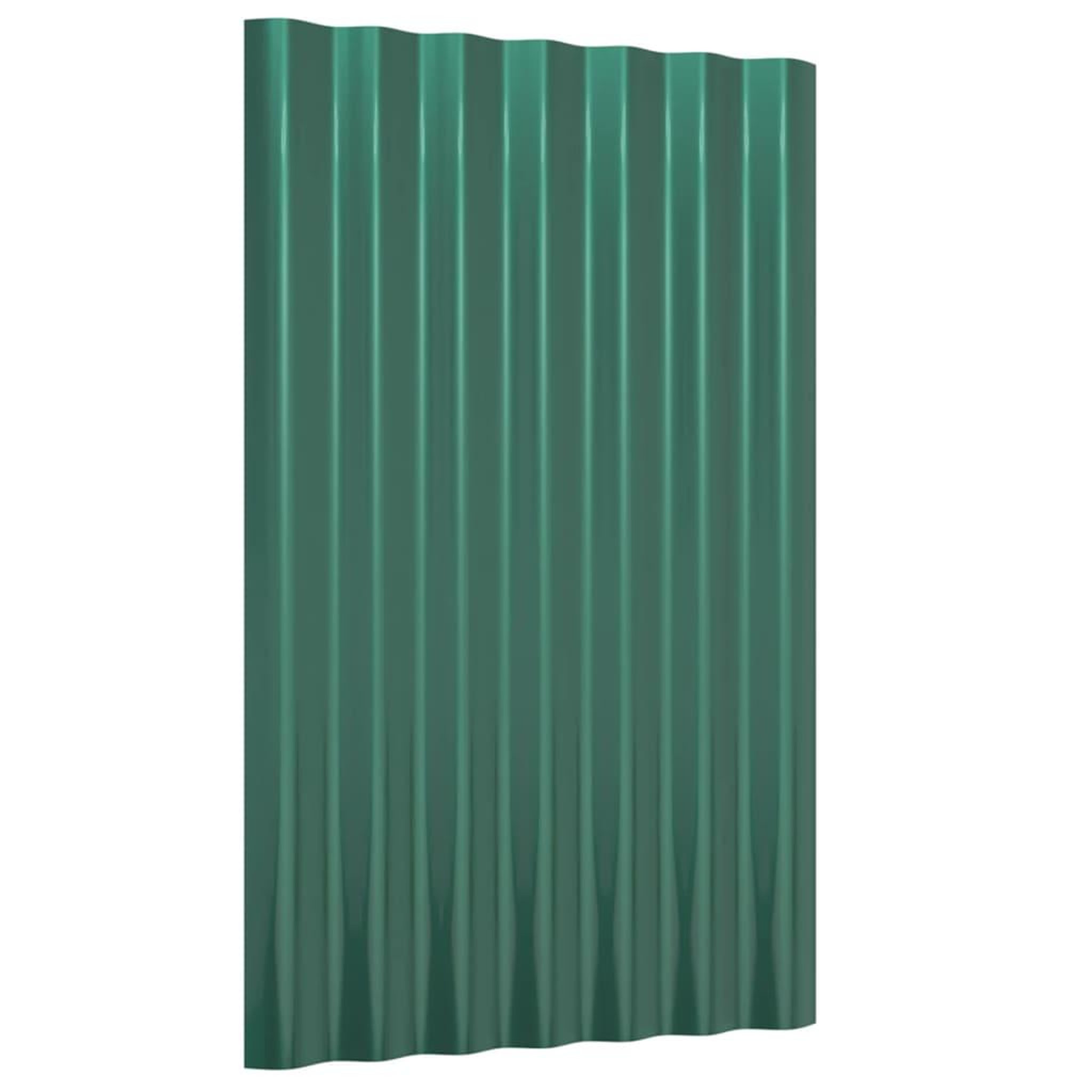 Voir la diapositive 3 : VIDAXL Panneaux de toit 36 pcs Acier enduit de poudre Vert 60x36 cm