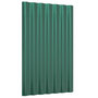 Voir la diapositive 3 : VIDAXL Panneaux de toit 36 pcs Acier enduit de poudre Vert 60x36 cm