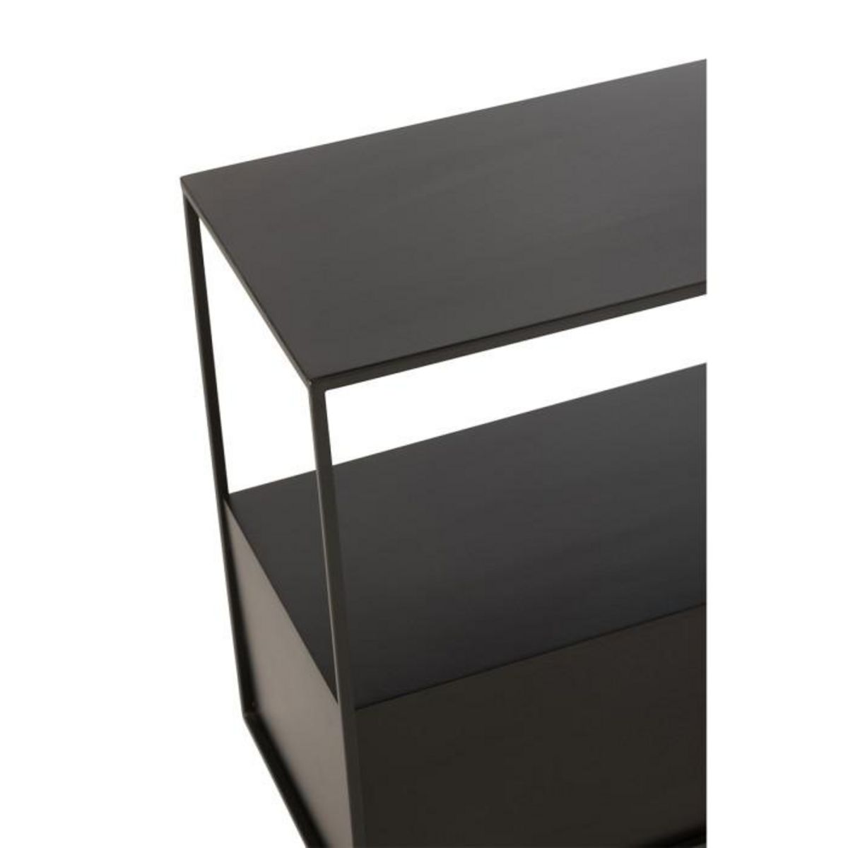 Paris Prix Table d'Appoint en Métal  Maryanne  57cm Noir