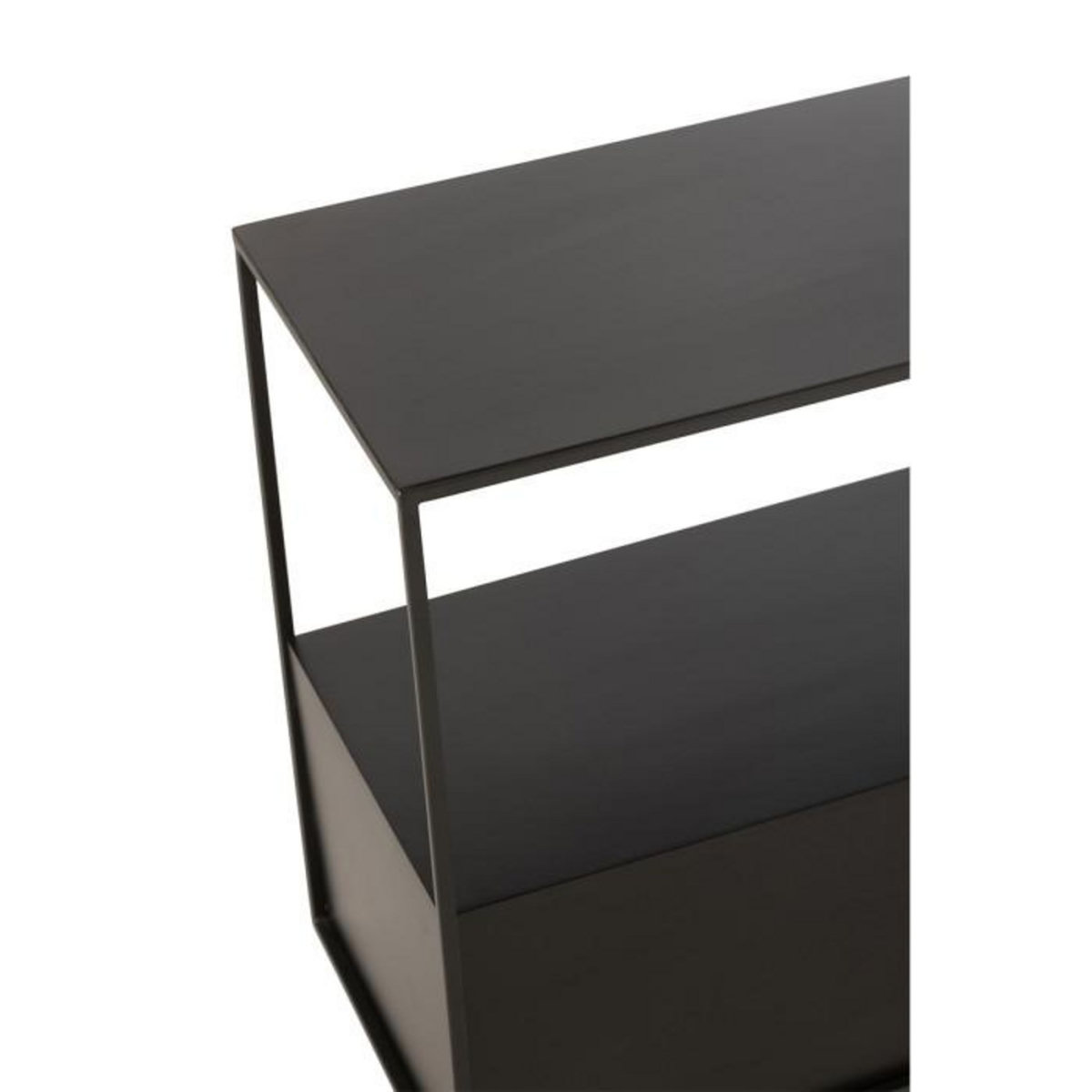 Paris Prix Table d'Appoint en Métal  Maryanne  57cm Noir