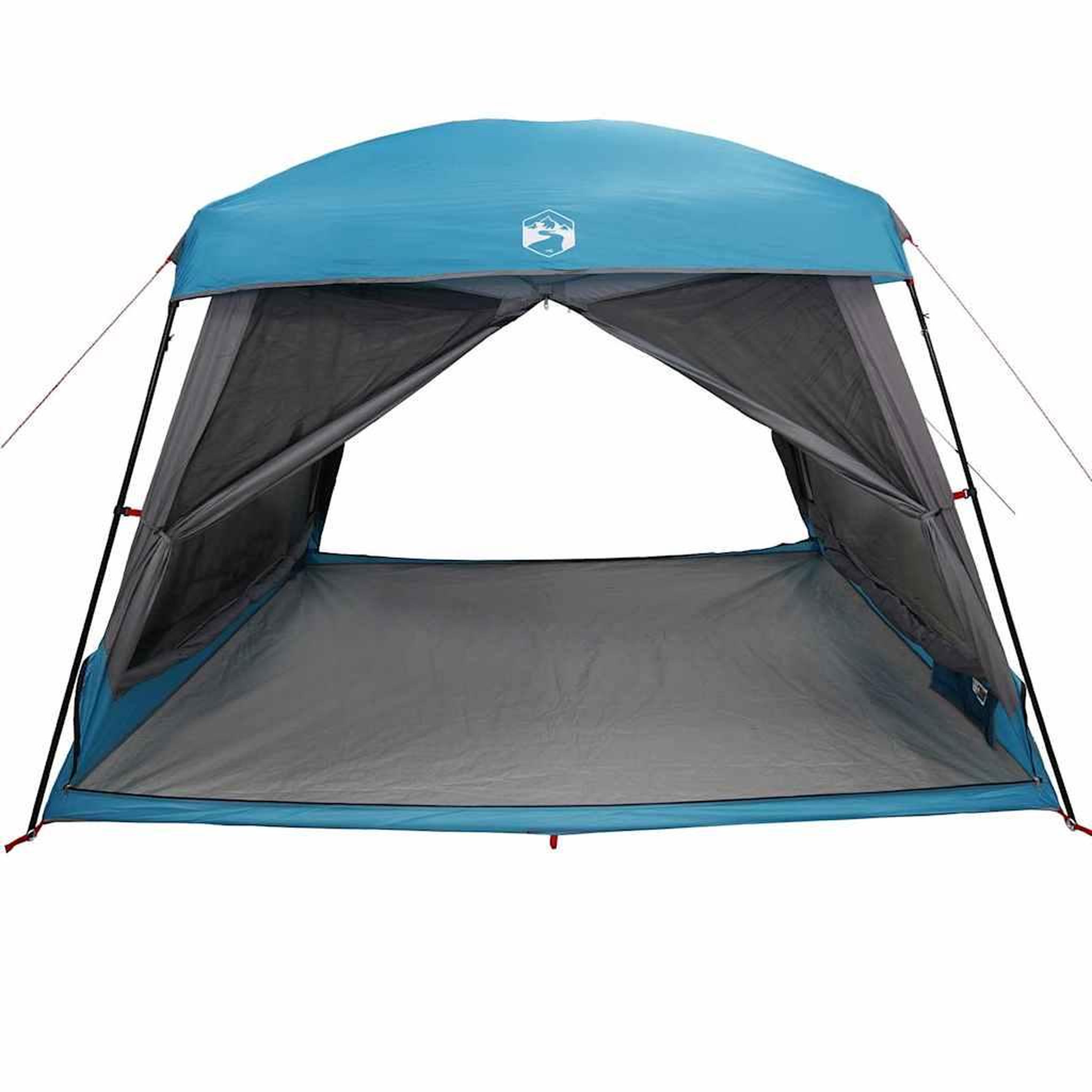 Voir la diapositive 5 : VIDAXL Tente de cabine familiale 6 personnes bleu impermeable