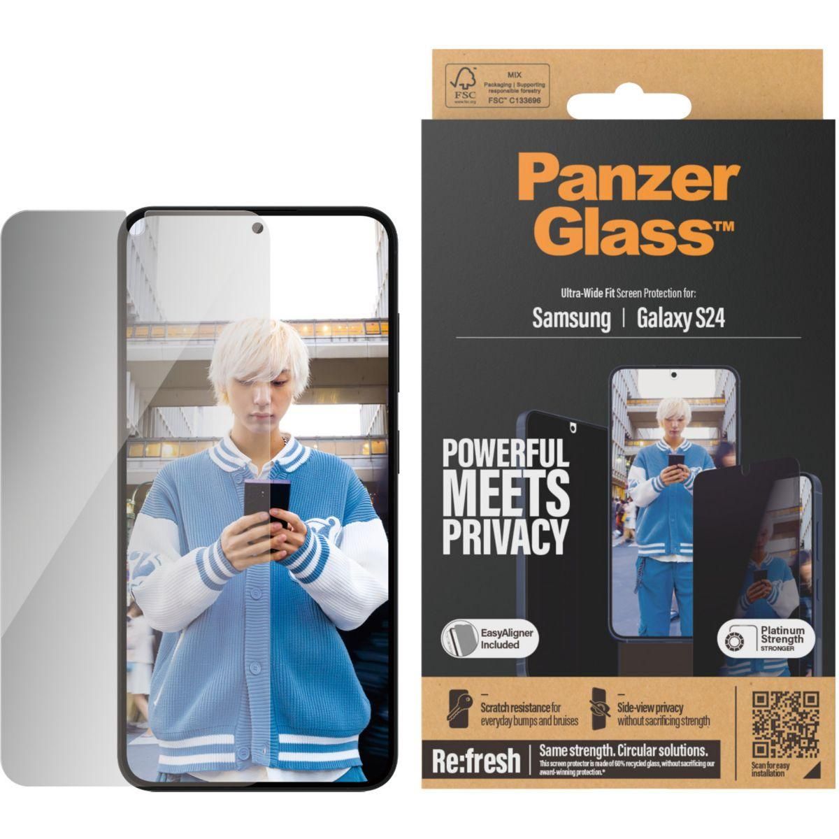 PANZERGLASS Protège écran Samsung S24 Privacy UWF