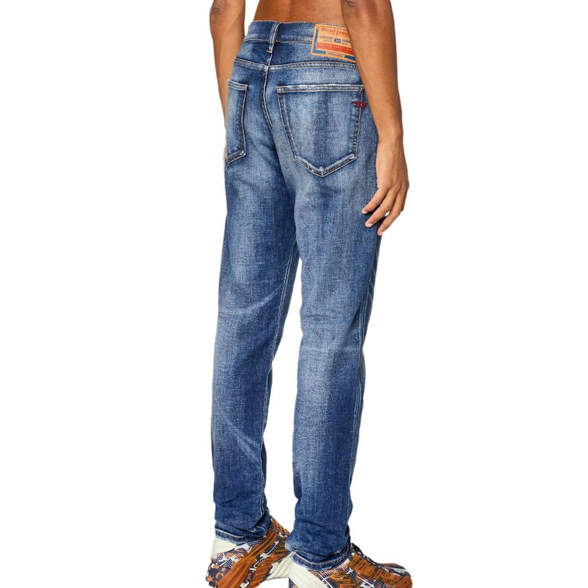 DIESEL Jean Slim Fit Bleu Délavé Homme Diesel 2019 A03562