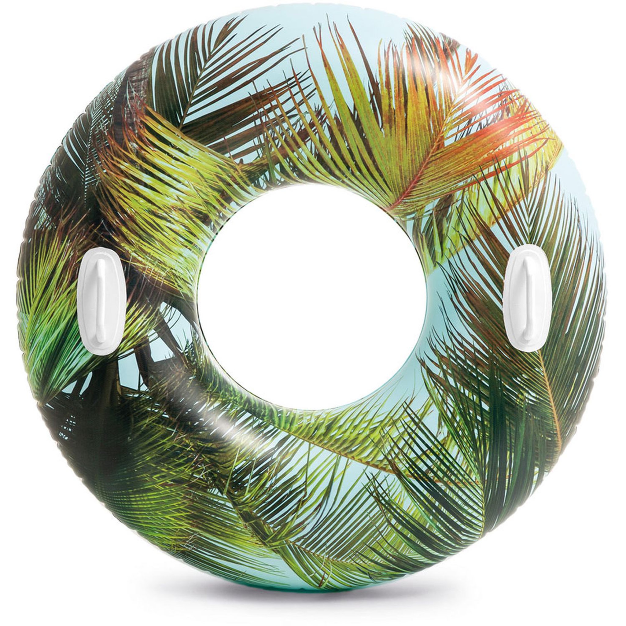Voir la diapositive 3 : INTEX Bouée imprimé tropical 97 cm