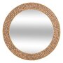 Voir la diapositive 1 : ATMOSPHERA Miroir en bois RONDIN - Diam 90 cm - Marron