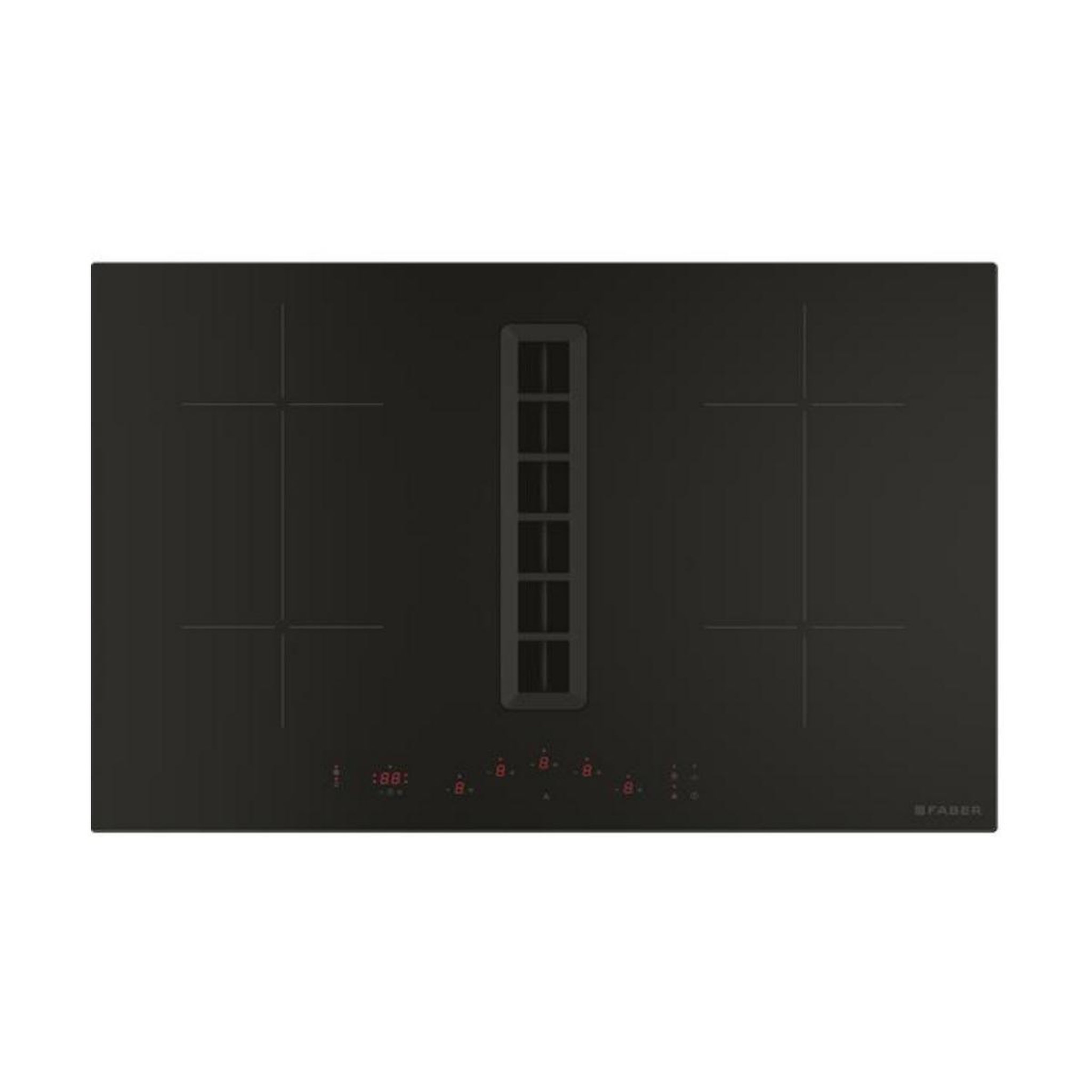 faber Table de cuisson aspirante induction 83cm 4 feux 7200w - 5484328