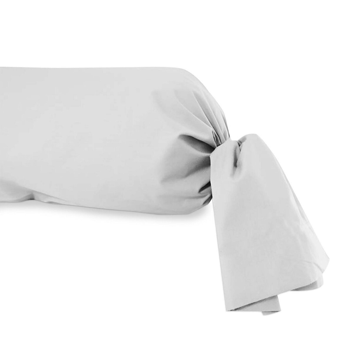 SOLEIL D'OCRE Taie de traversin en coton 57 fils UNI, par Soleil d'Ocre