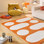 Voir la diapositive 2 : SWEEEK Tapis intérieur JOYCE orange, motif moderne