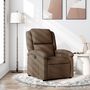 Voir la diapositive 1 : VIDAXL Fauteuil inclinable Marron Tissu