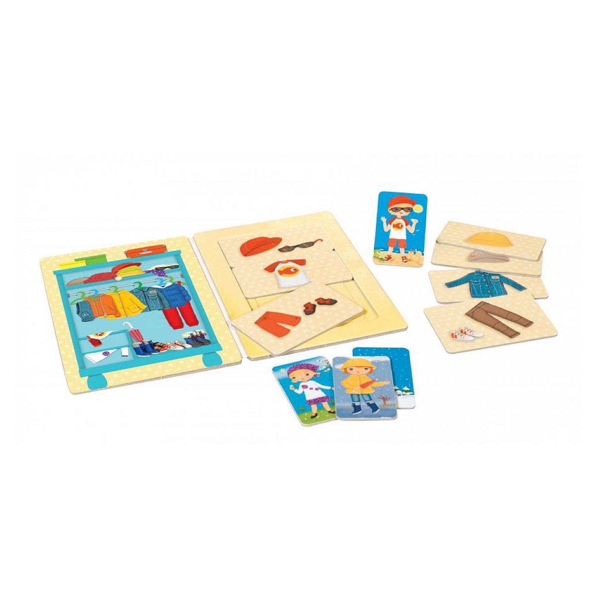 Voir la diapositive 3 : RAVENSBURGER Comment je m'habille   - Jeu d apprentissage