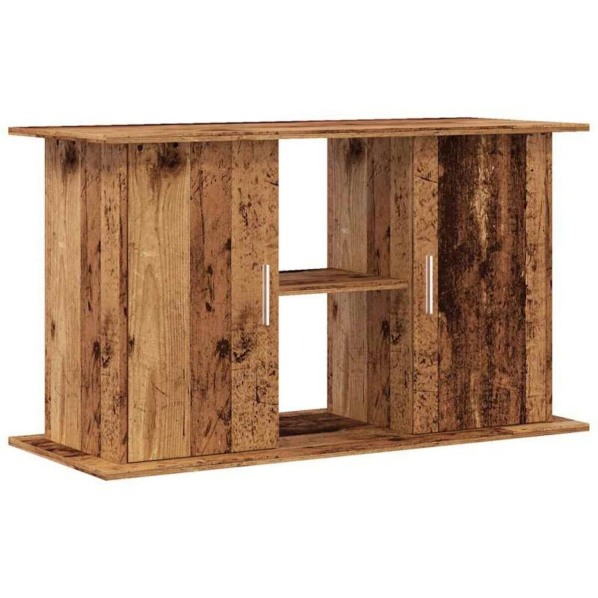 VIDAXL Support pour aquarium vieux bois 101x41x58 cm bois d ingénierie
