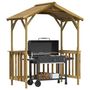 Voir la diapositive 2 : VIDAXL Abri de barbecue 163,5x93x210 cm Bois de pin impregne