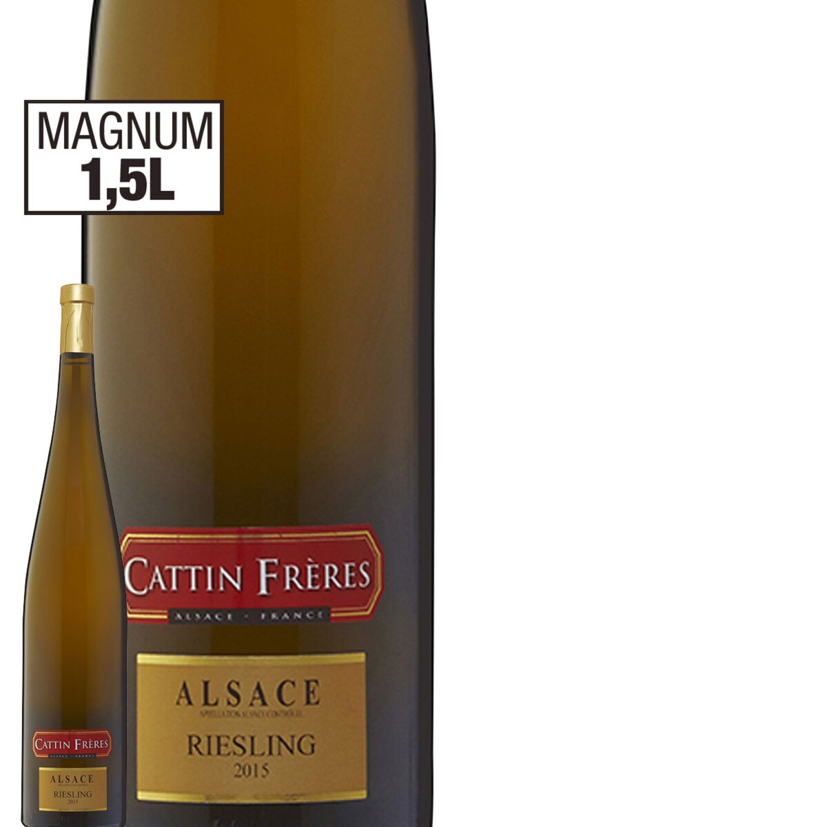 Cattin Frères Alsace Riesling Magnum Blanc 2015