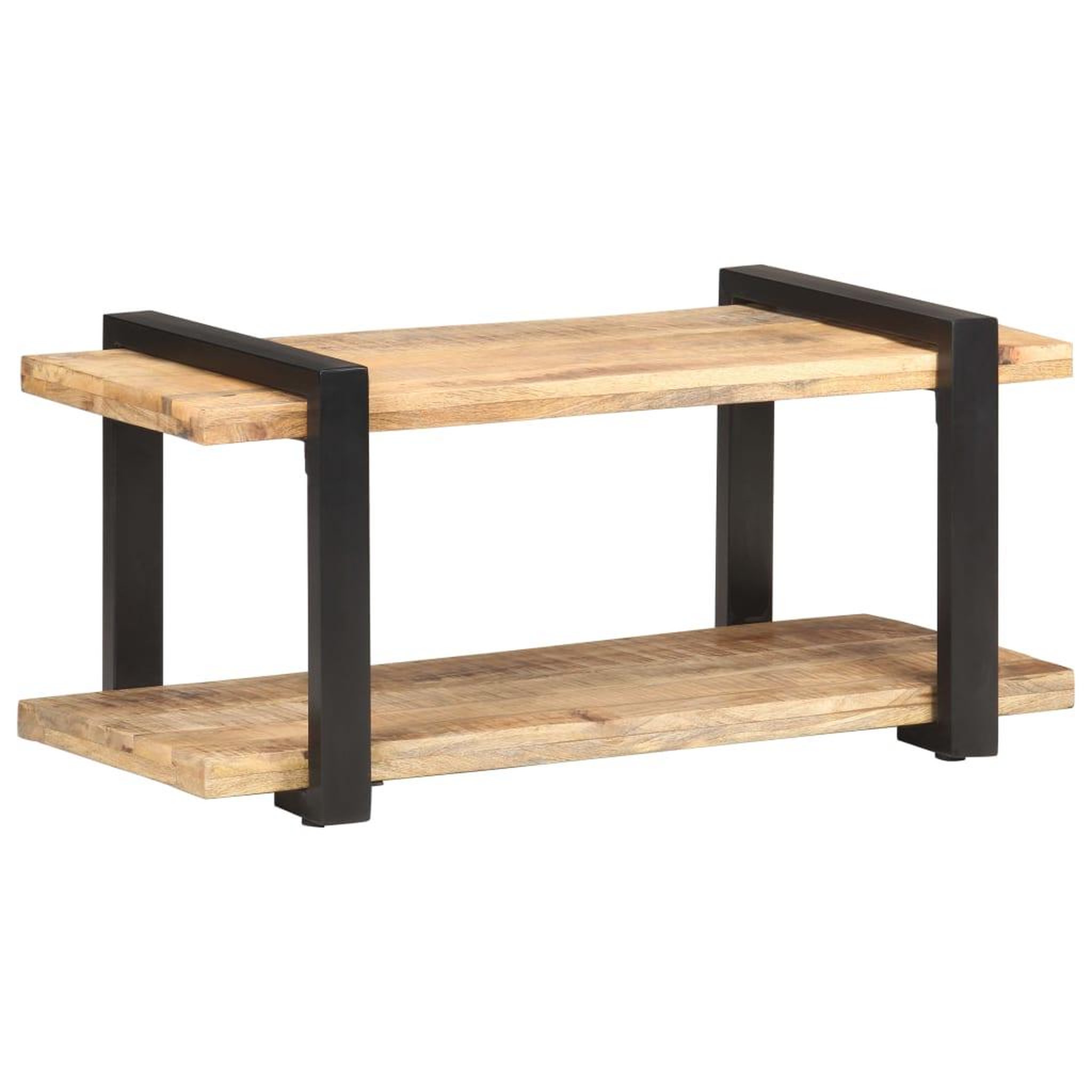 Voir la diapositive 1 : VIDAXL Meuble TV 90x40x40 cm Bois de manguier brut