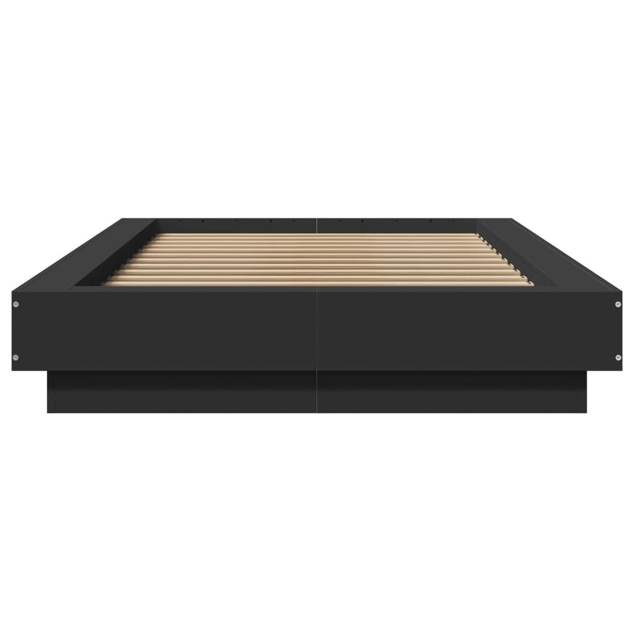 Voir la diapositive 4 : VIDAXL Cadre de lit sans matelas noir 90x200 cm