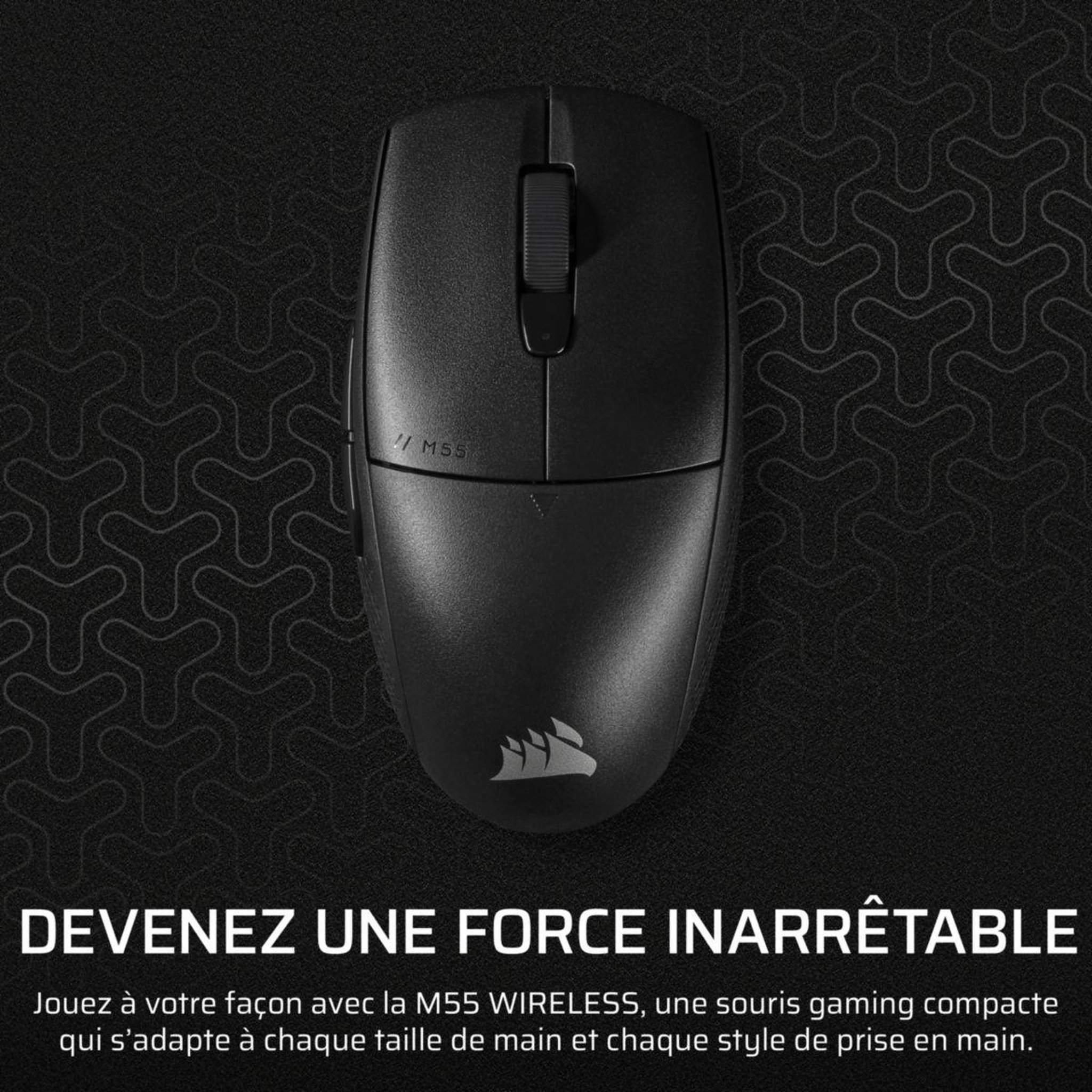 Voir la diapositive 3 : Corsair Souris gamer sans fil m55 wireless