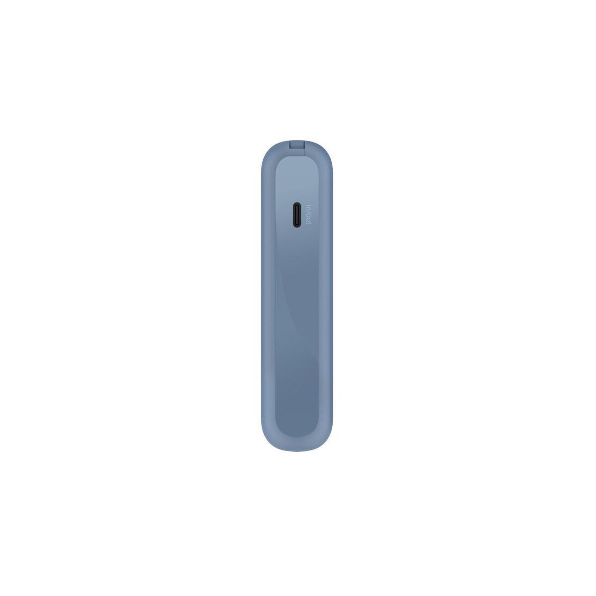 Voir la diapositive 4 : Belkin Batterie externe 10000 mah avec cable usb-c intégre bleu