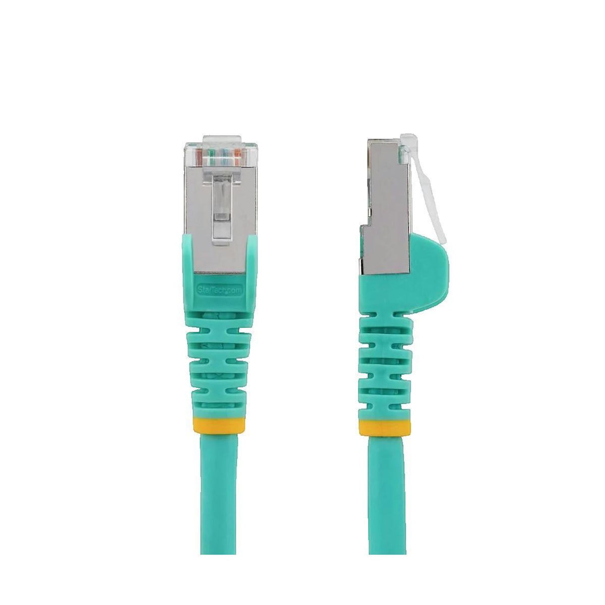 Startech Câble Ethernet StarTech.com 2m CAT6a Aqua LSZH