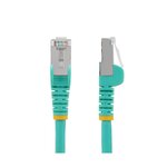 Startech Câble Ethernet StarTech.com 2m CAT6a Aqua LSZH
