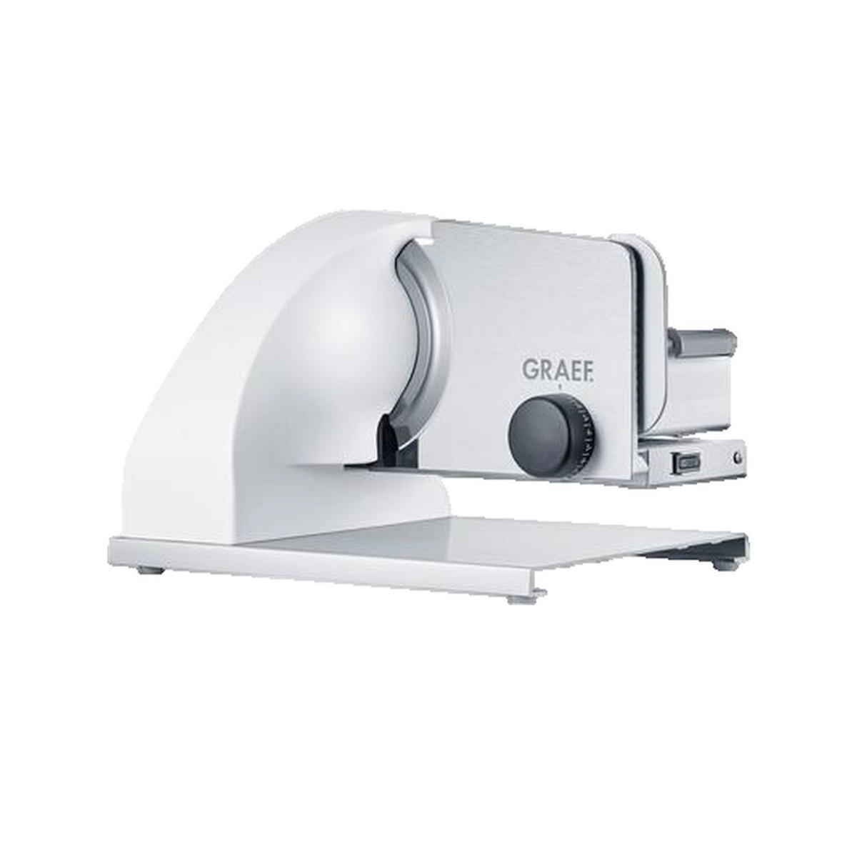 graef Trancheuse électrique Graef SKS 901 en acier inoxydable et blanc