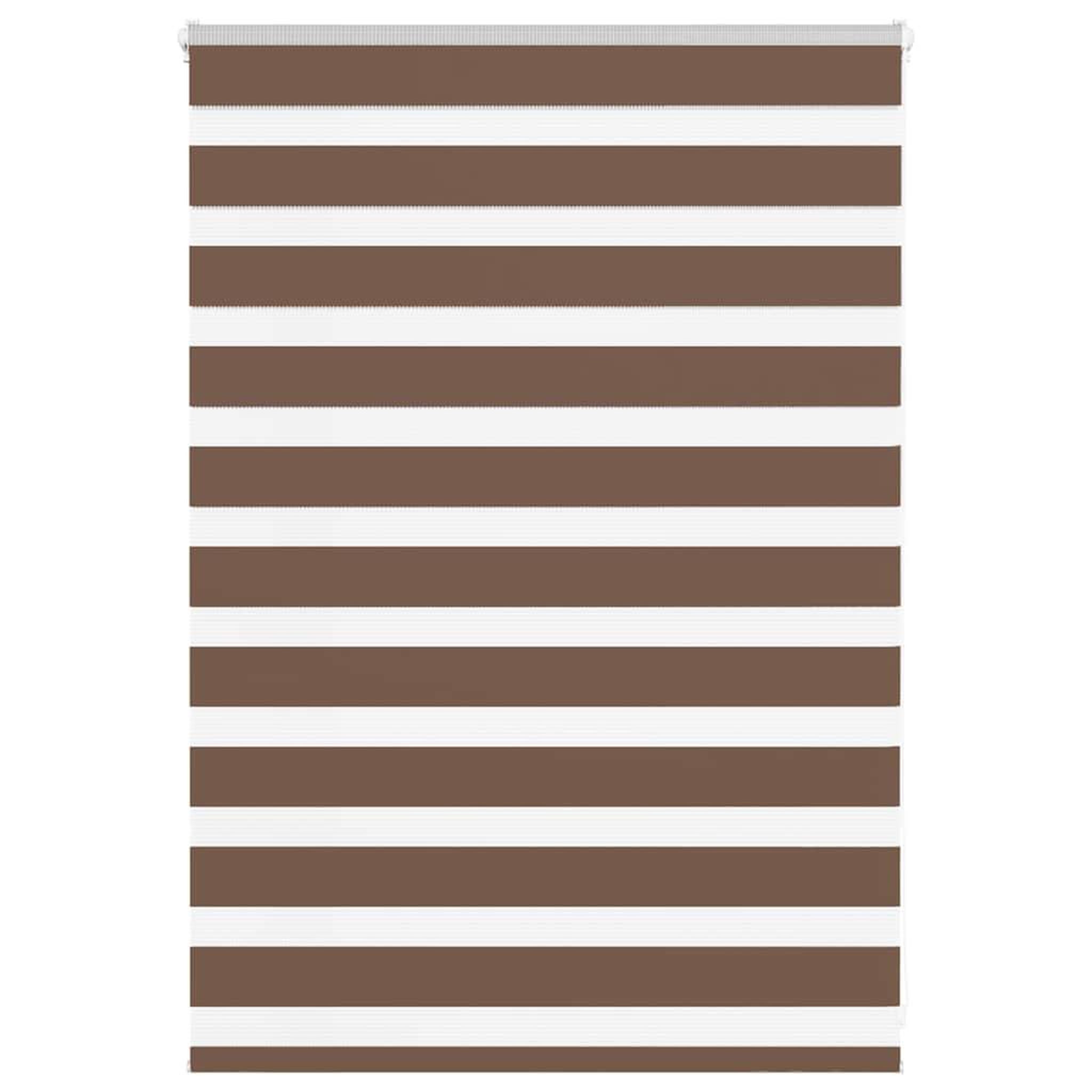 VIDAXL Store zebre marron 100x100 cm largeur du tissu 95,9cm polyester