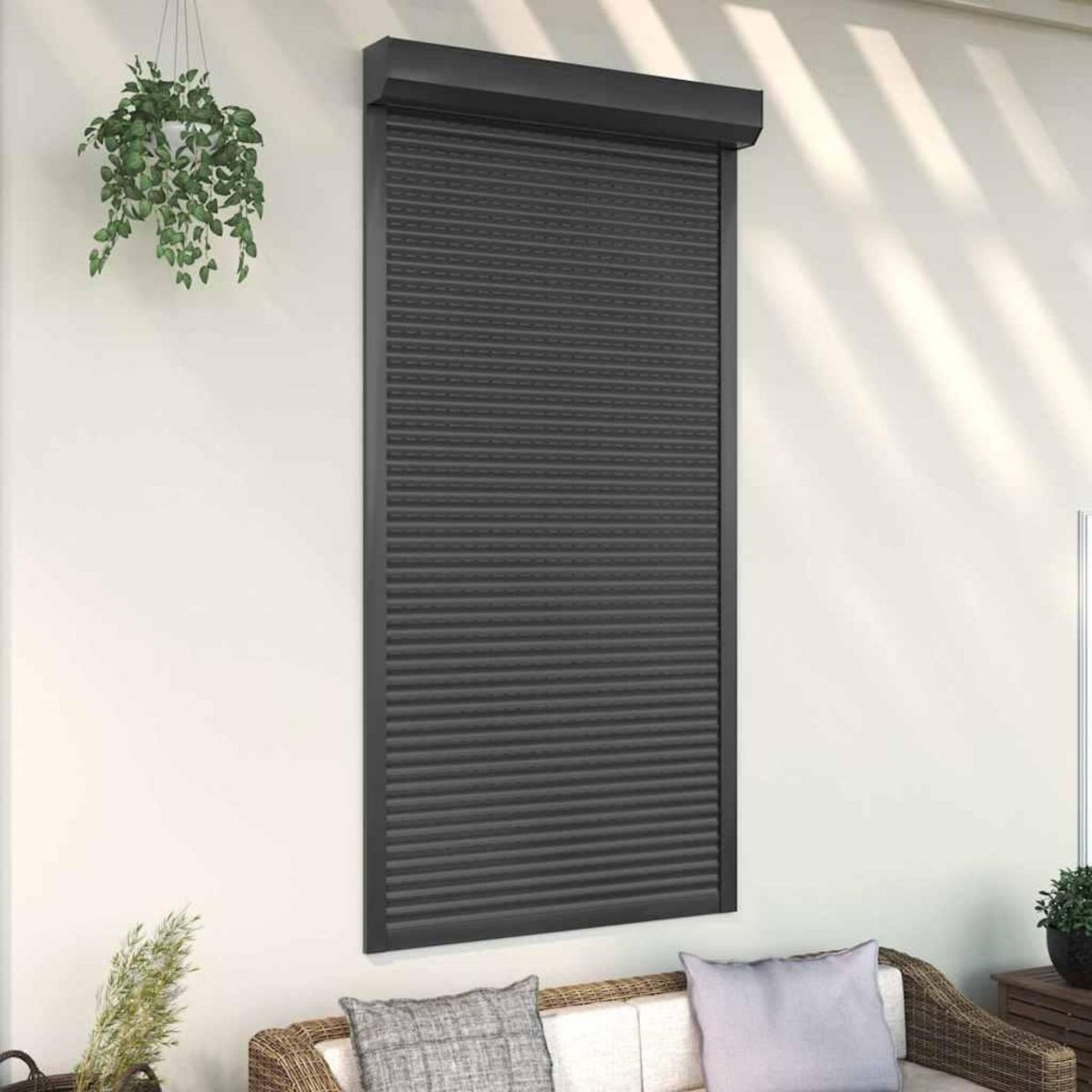 VIDAXL Volet roulant aluminium 110x220 cm anthracite