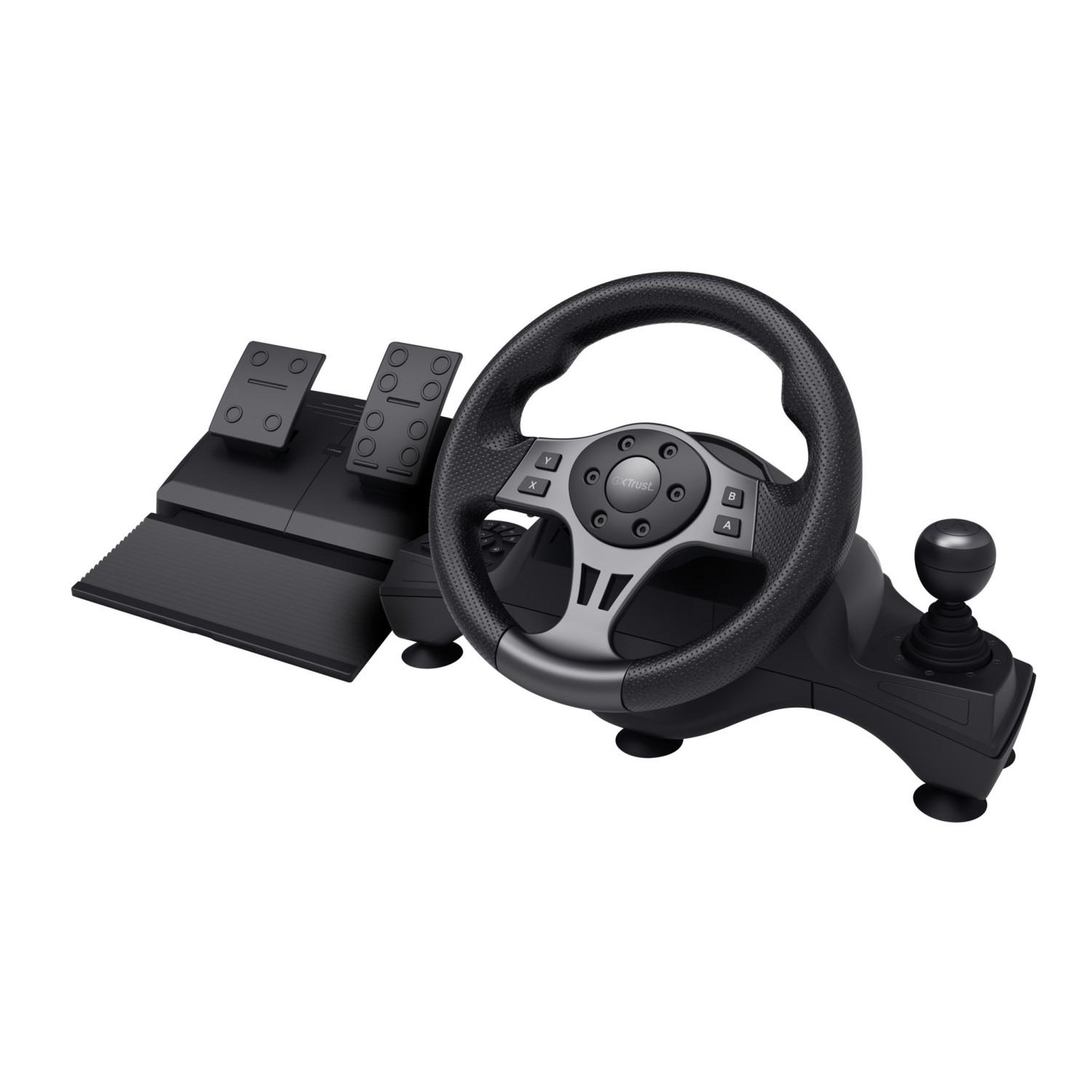Trust Trust GXT 289 Movi Noir USB Volant + pédales Nintendo Switch, PlayStation 4, Xbox One S, Xbox One X, Xbox Series S, Xbox Series X