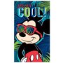 DISNEY Drap de plage enfant en coton Disney Mickey Cool