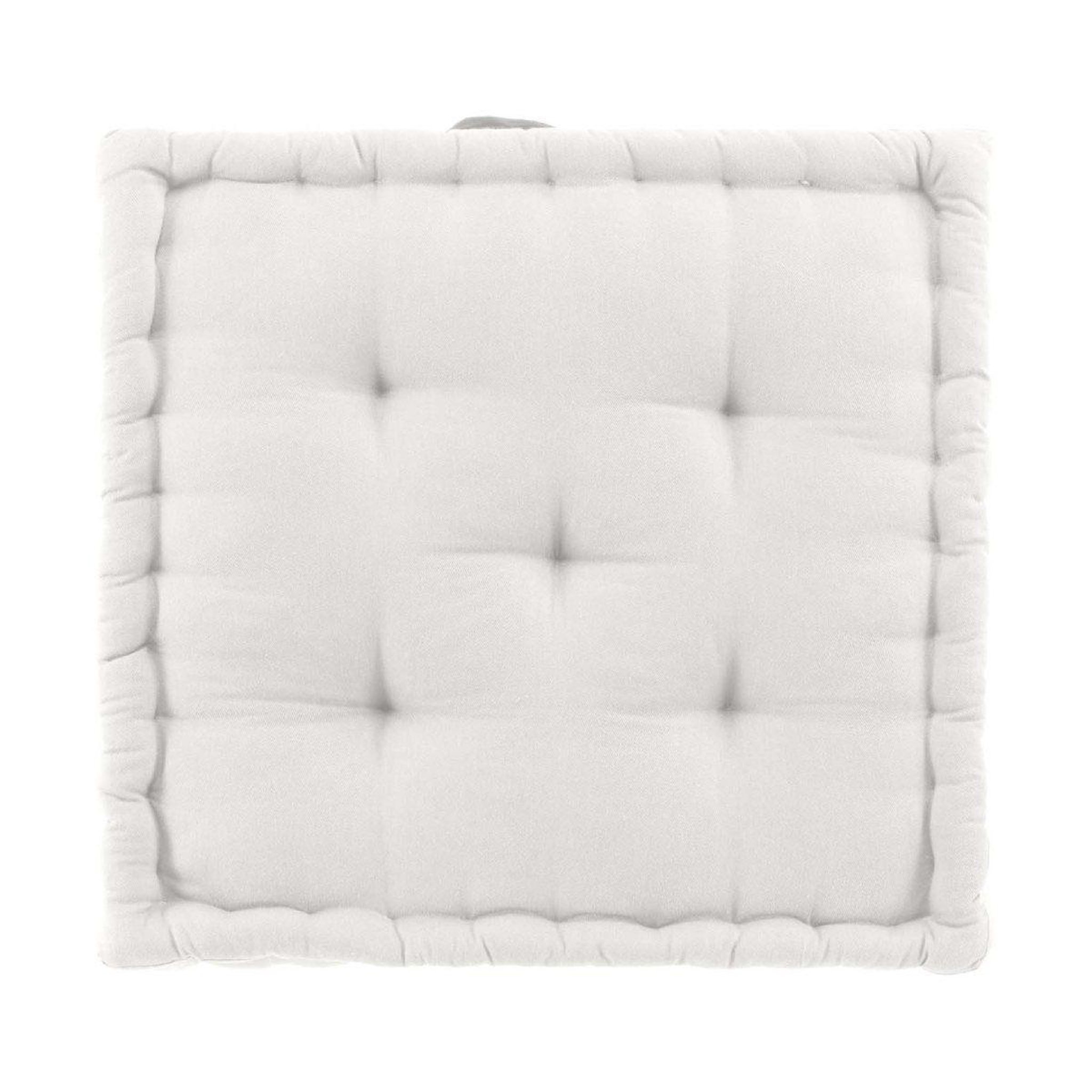 Douceur d'Intérieur Coussin de Sol  Twily  50x50cm Blanc