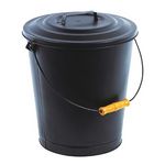 WERKAPRO Seau à cendre en métal avec couvercle WERKA PRO