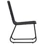 Voir la diapositive 4 : VIDAXL Chaises de jardin lot de 2 Resine tressee Noir