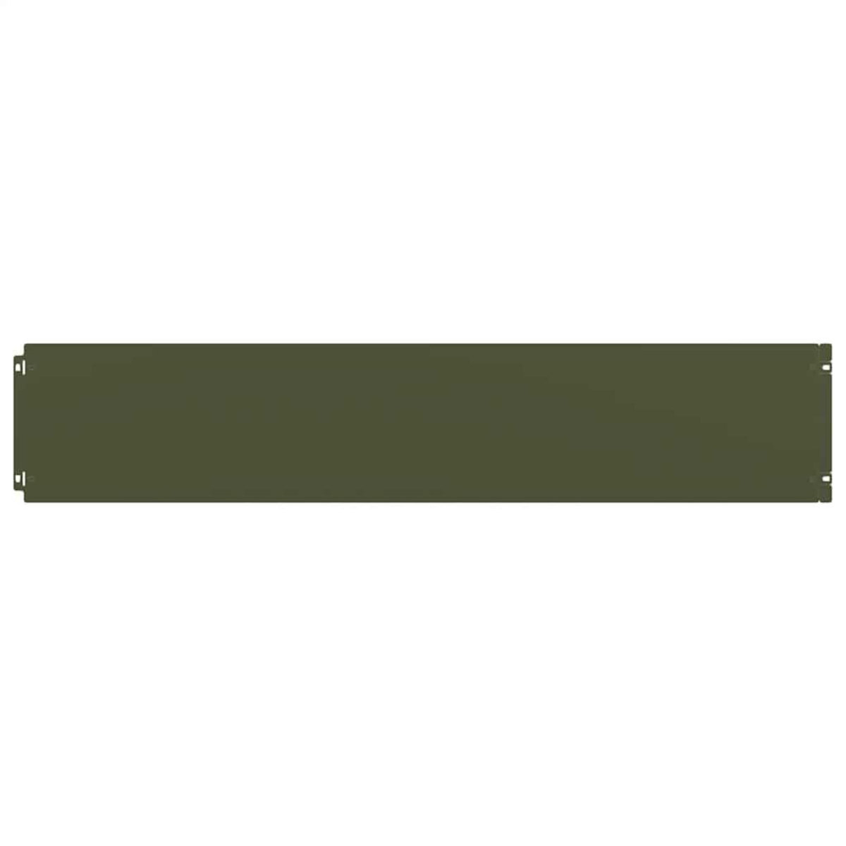 VIDAXL Bordures pelouse 10pcs vert olive 20x103cm acier lamine a froid