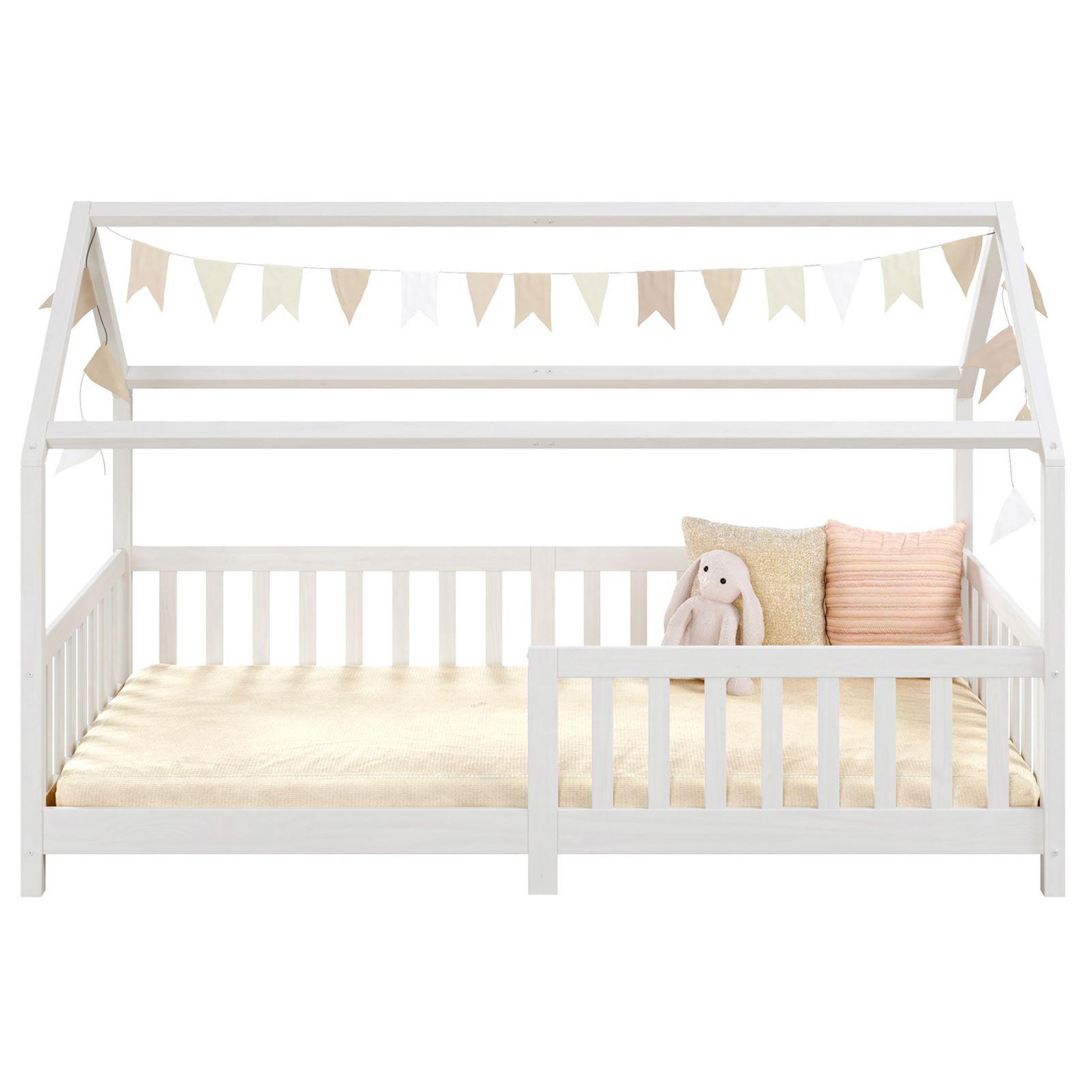 Voir la diapositive 3 : IDIMEX Lit cabane nina 90 x 190 cm, en pin massif