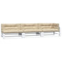 Voir la diapositive 3 : VIDAXL Coussins de palette lot de 7 beige tissu