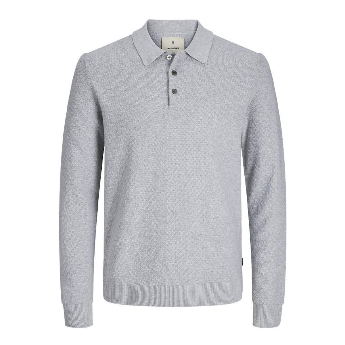 Jack & Jones Polo Manches Longues Gris Homme Jack & Jones Sandri